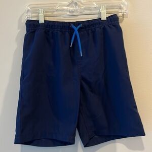 Lands End.  Boys swim trunks / swimsuit.  Color - navy. Size medium
